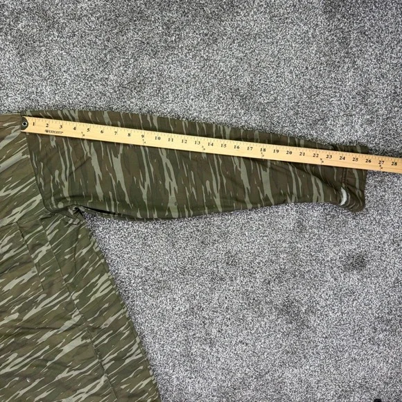 686 Tiger Stripe Camo Full Zip Fleece Jacket Mens XL Green Utility Techwear - Picture 15 of 16